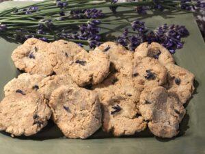Lavender Dog Cookies