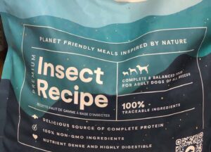 Insect-Based Dog Food bag